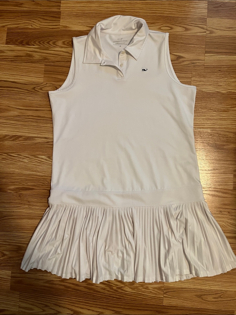 Drop Waist Pleated Dress